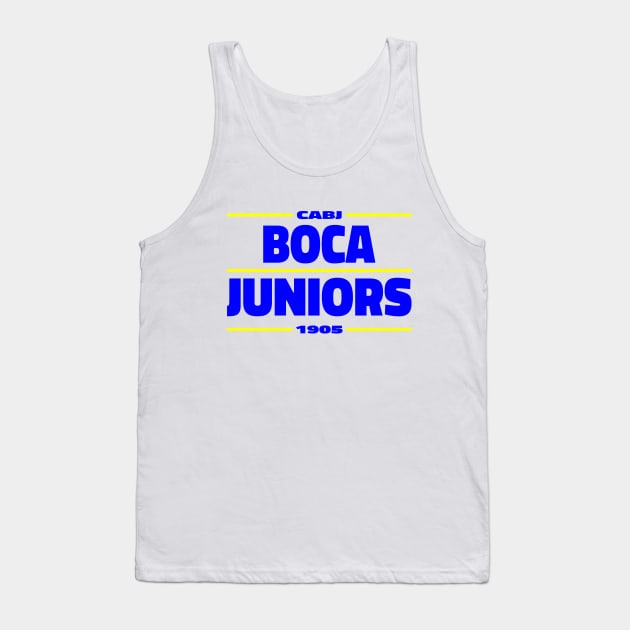 Boca Juniors Tank Top by Medo Creations
